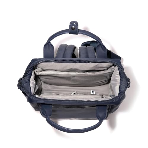 Image of Baggallini Chelsea Laptop Backpack, French Navy Twill