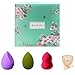 Produktbild Make up Schwamm, mreechan Make Up Schwämmchen, Blender Foundation Puff,3 Stück Foundation Pulver Creme Flüssigkeit, mit Make-up Schwammständer