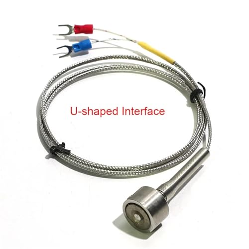 Termopar tipo K magnético con cable blindado de 5M y conector en U 2