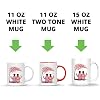 GOSSBY Personalized Custom Mug (1 Daughter) Mother and Daughter from the start. Best friends forever from the heart Personalized Gift for Mom from Daughter, Custom Mother's Day Coffee Mug, Mothers Day