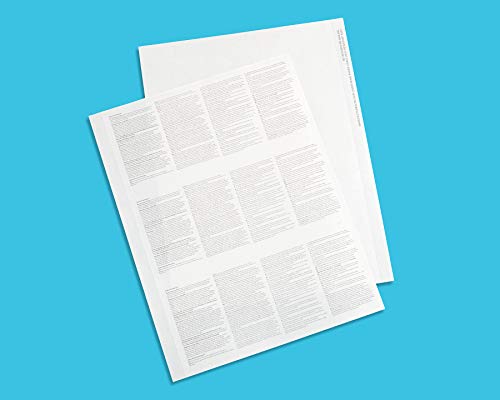 Blank 2022 W2 3 Up Tax Forms, 50 Employee Sets, Ideal For E-Filing, Works With Laser Or Inkjet Printers, 50 Sheets And 50 Self Seal Envelopes #TOP6