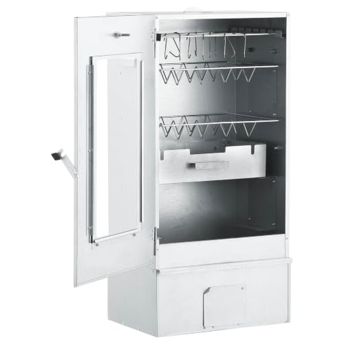 Horno ahumador moderno de acero para parrilladas y reuniones familiares en el jardín 8