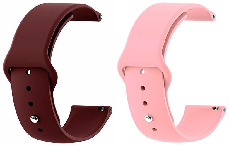ZOVC 22MM Combo Smart Watch Strap Compatible for Noise ColorFit Pro 3/4/max,NoiseFit Endure,NAV, Evolve,Samsung Galaxy Watch 3 45mm, Huawei/GT 3/GT 2 46mm,Amazfit GTR 3 Pro (W_NE RED PINK) (B0BDGHV84S) Amazon Price History, Amazon Price Tracker