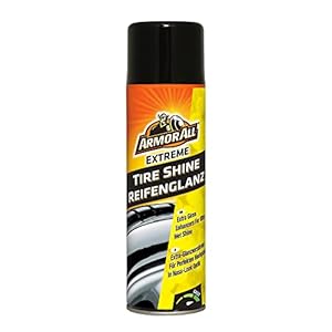 Armor All, Extreme Tyre Shine, 500ml Cleaning Spray, Removes Dirt and Brake Dust and Enhances Shine, Suitable for All Wheel Covers, Ideal for Car Detailing, Made in the UK