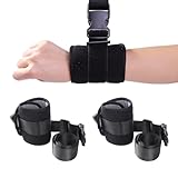 ENLUNTRA Medical Restraint Band，Ankle and Wrist Restraints for Seniors with Dementia,Bed Restraint with Adjustable Buckle for Queen Size Bed(2 Pcs)