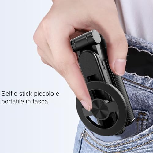 Soporte para móvil selfie magnético y plegable ideal para tus rutas y fotos al aire libre 5
