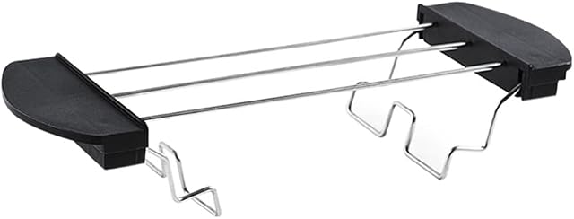 Cabilock Toaster Warming Rack Stainless Steel Bread Rack Sandwich Rack Holder Griddle Grill Warming Rack Toaster Accessories- Size L (Random Color)