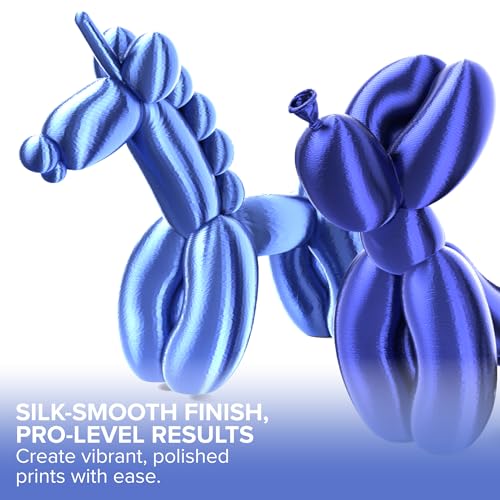 Image of Polymaker Panchroma Silk PLA Filament 1.75mm, 1kg, Dark Blue | Neatly Wound, High-Gloss Finish PLA, Easy Print & Smooth Feeding, Compatible with Bambu Lab & Most 3D Printers