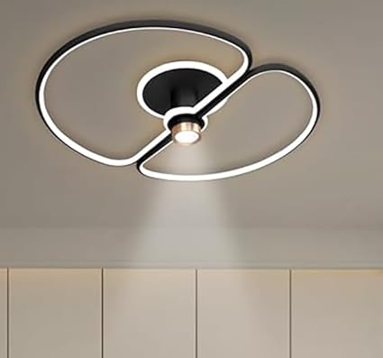 Smartway -78 Watt Rapture Black, Chandelier for Ceiling Modern, Hall, Smart Voice Assist (Google, Alexa), App Control (Warm White, Cold White, Natural White)