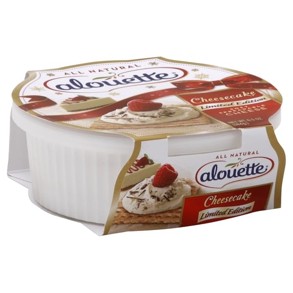 Alouette Cheese, Soft Spreadable Cheese Cheesecake, 6 Ounce