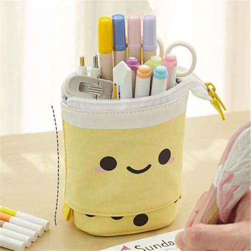 Image of Storio Pencil Box Pouch for School Kids Girls & Boys Aesthetic | Cute Stationary Compass Box Case Organiser Office School Supplies - Color As per Availability Multicolour