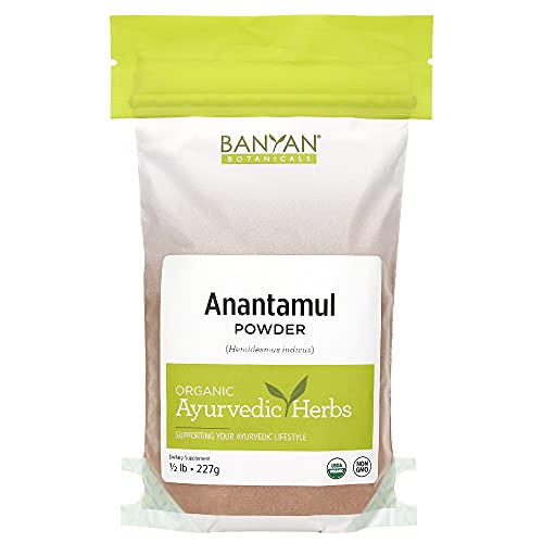 Banyan Botanicals Anantamul Powder - Certified Organic, 1/2 Pound - Hemidesmus indicus - A Pitta-Balancing herb That Supports Proper Function of The genitourinary System and Promotes Healthy Skin*