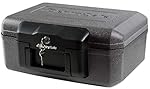 Sentry Safe 1210 Portable Fireproof Safe Box with Key Lock, Small