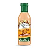 Walden Farms Street Taco Sauce Creamy Chipotle - Calorie-Free, Gluten-Free, Low Carb, Keto-Friendly, Sugar-Free, Smoky Chipotle Flavor, (12 oz Bottle)