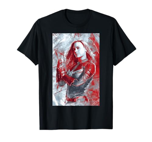 T-shirt Captain Marvel Avengers au style peinture idéal pour vos sorties ciné