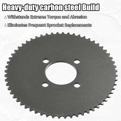 Image of JNDO Mini Bike Sprocket 60T Rear Sprocket 35 Chain for Predator 79cc /212cc /420cc Engines Mini Bikes Go Karts & Drift Trikes