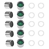 El paquete incluye: Adecuado para roscas M22, filtros de grifo de 10 piezas y juntas de 10 piezas.