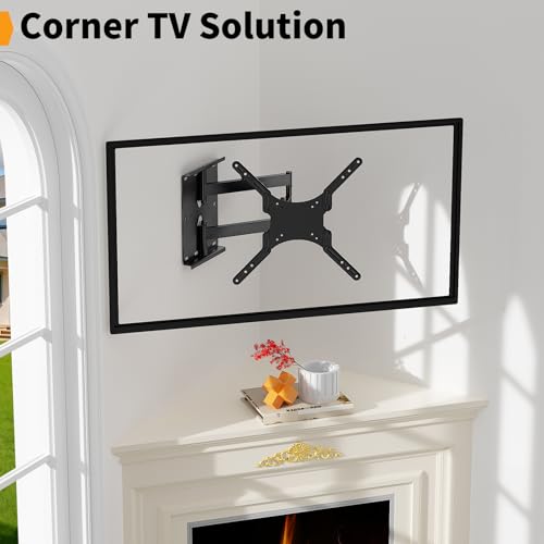 Support mural TV orientable pour éviter les reflets écran 23 à 55 pouces - 4