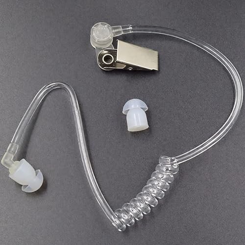 Ellzk Secret Spy Earpiece Headphones 2pcs- FBI CIA Secret Service Security Guard Ear Piece Costume Accessory for Man - Image 2