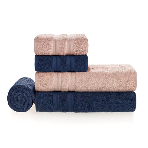 Jogo de Toalhas de Banho Gigante 100% Algodão Macia Alta