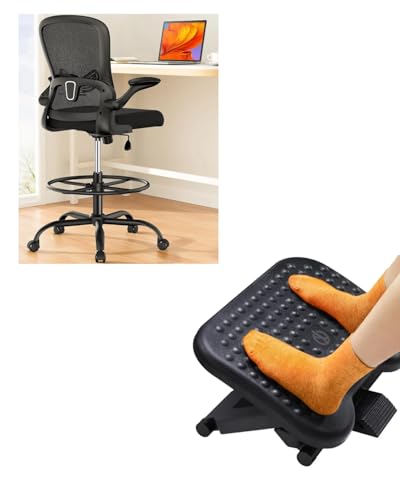 Image of ErGear Drafting Chair, Under Desk Foot Rest