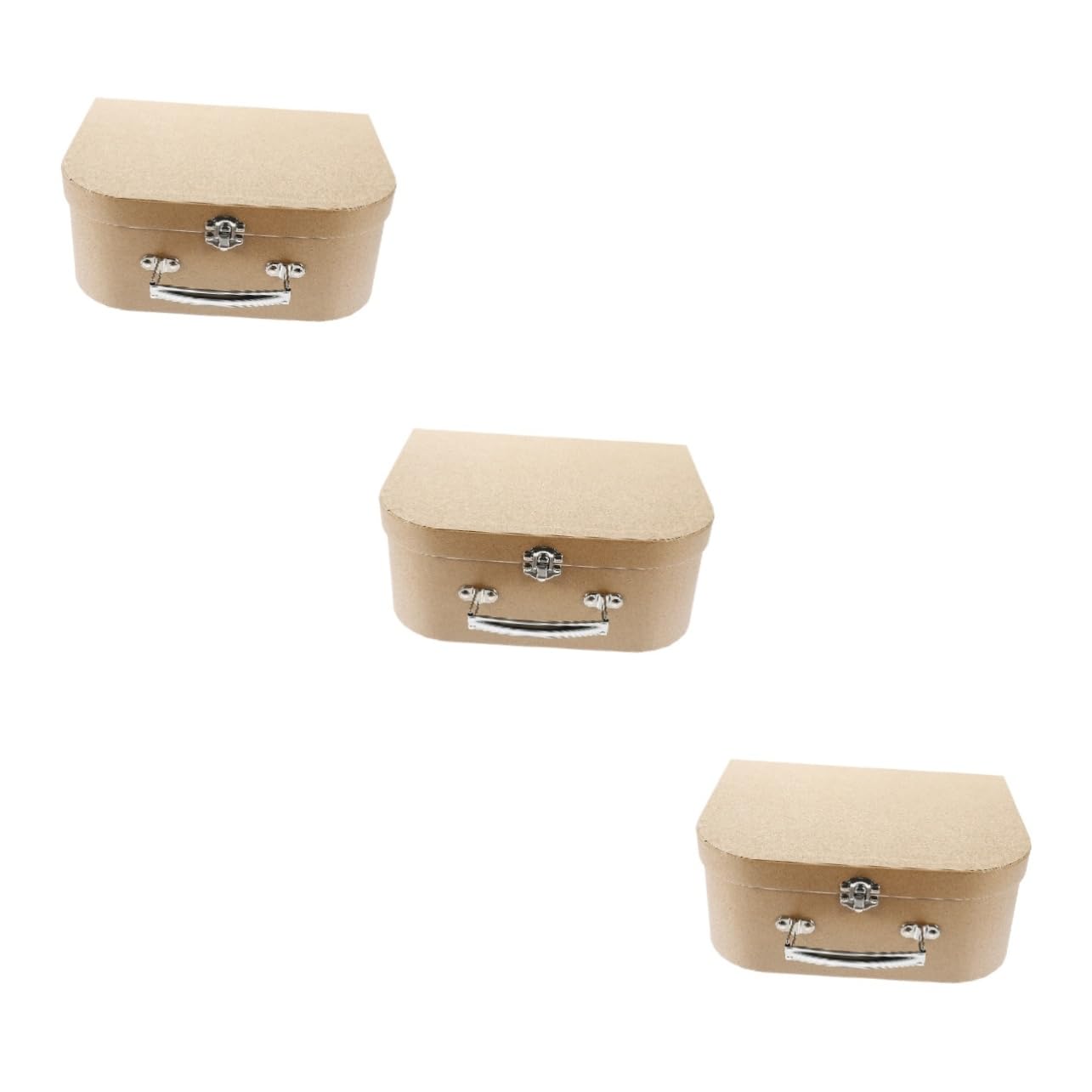 SEWACC 3stücke Dekorative Geschenkschachtel Aus Kraftpapier Multifunktionale Aufbewahrung Für Schmuck Hochzeitsgeschenke Leicht Wiederverwendbar Und Langlebig Für Feste Und Besondere