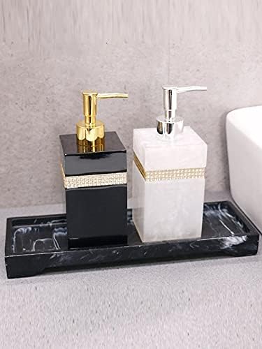 European Rhinestone 400-500ml Shower Gel Bottle Soap Dispenser Bathroom Accessories Set Lotion Bottle Toothbrush Holder Hand (3pcs set5)