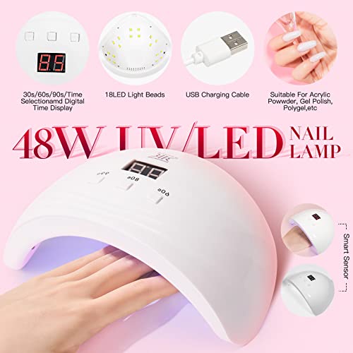 RSTYLE Kit Semipermanente Unghie, Kit Set Smalto