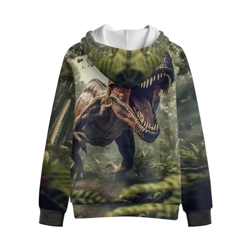 Boys Zip Up Hoodie Size 6-16Y Soft Fleece Sweatshirt Long Sleeve Hooded Jacket with Pocket Kids Outfits3