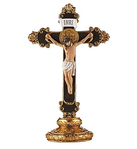 St. Benedict Ornate Standing Crucifix