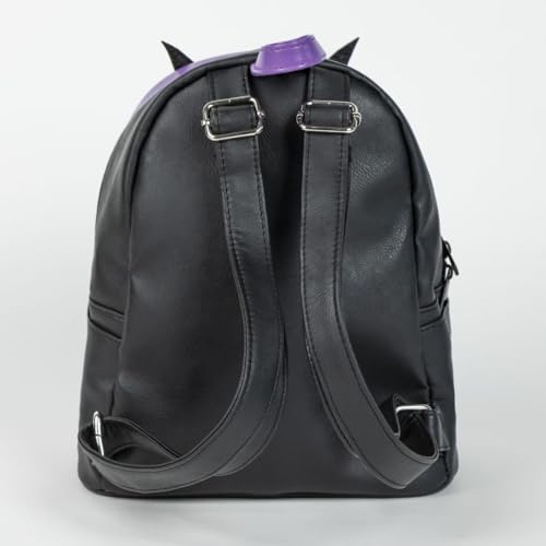 CerdÁ Life's Little Moments - Zaino Casual Disney Villain - Nero - 22,5X22,5X7,Cm - In Pu - Stampa Maleficent - Prodotto Originale - 2