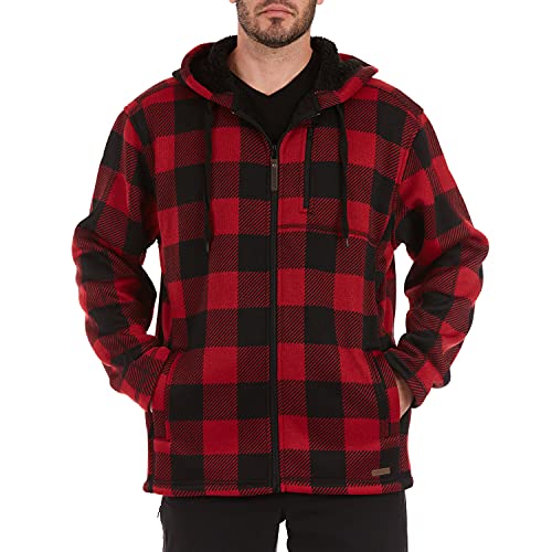 Image of Smith's Workwear Men's Buffalo Sweater Fleece Hooded Jacket
