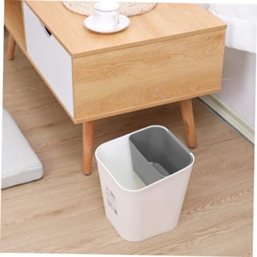 Caneca de basura plástica doble uso seca y mojada Ipetboom miniatura 3