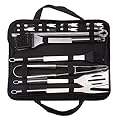 Feiyxu BBQ Grill Accessories,20PCS Camping BBQ Grill Accessories Kit Stainless Steel BBQ Tools for Christmas Birthday Presents - Grill Utensils Set Ideal Grilling Gifts for Men Dad Women