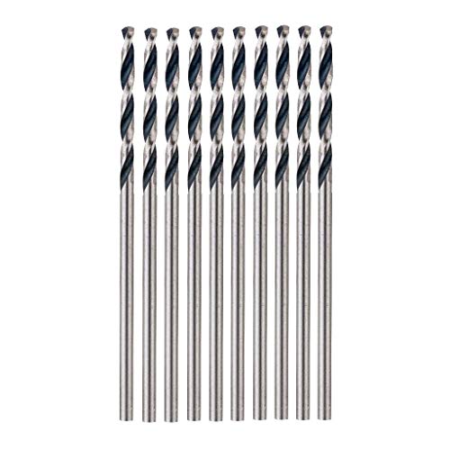 Bosch Professional 10 Stück HSS Spiralbohrer PointTeQ (für Metall, 1,5 x 18 x 40 mm, Zubehör Bohrschrauber) – Ansicht 1
