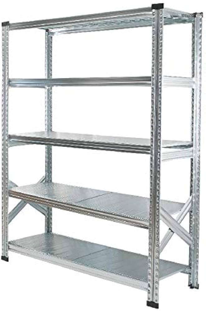 Amazon|METALSISTEM メタルシステム5段(奥行32cm) 幅127.7x高さ Amazon|METALSISTEM メタルシステム5段(奥行32cm) 幅127.7x高さ