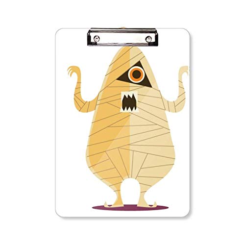 Porte-bloc fantôme Halloween A4 pour animer vos réunions d'octobre
