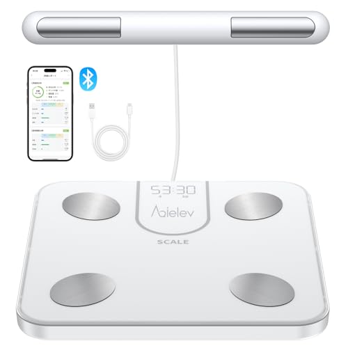 AQielev 体重計 スマホ連動 体組成計 の商品画像 3