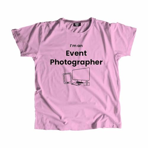 T-shirt photographe événementiel rose vêtement anti-frottement pour reporter