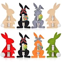 8 Stück Ostern Geldgeschenke, Geldgeschenk Ostern Verpackung, Hasen Filz Geldklammern, Oster Geschenkideen für Erwachsene, Geldgeschenk Hüllen, Oster Dekoration