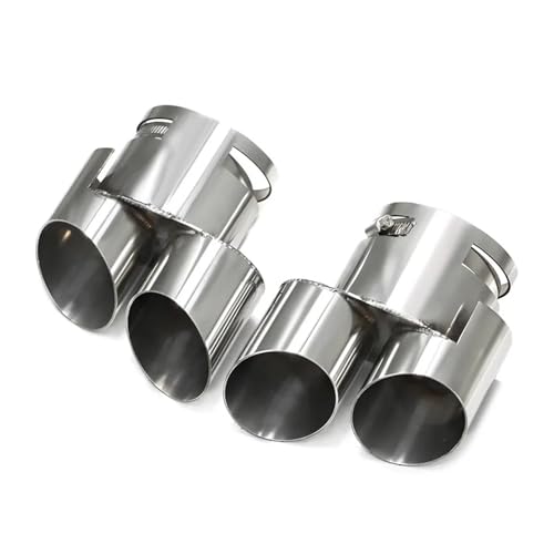 Embouts de silencieux inox pour BMW X5 G05 X6 G06 double sortie quad