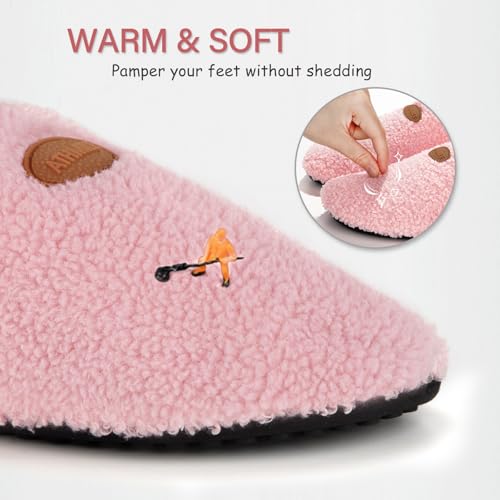 Image of ATHMILE House Slippers for Women Men Indoor Barefoot House Shoes Soft Socks | Furry Slip on Cozy Comfy Flexible Machine Washable Home Bedroom Travel Hospital Yoga Gifts for Mom Grandma