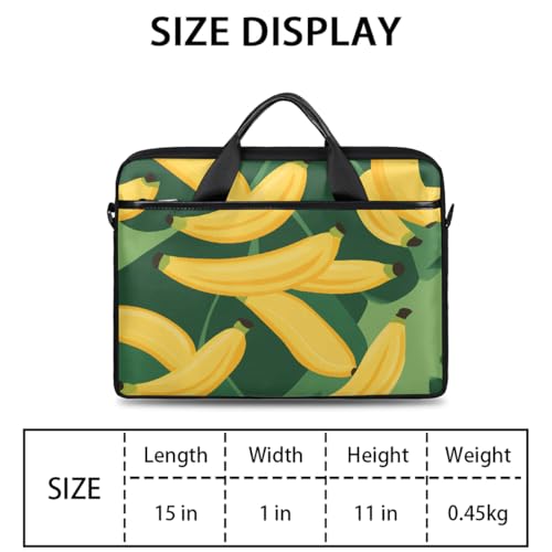 Funda para laptop 15 pulgadas con estampado hojas amarillas miniatura 3