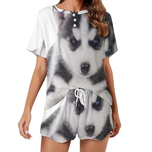Pyjama husky femme ensemble de nuit doux pour des nuits sereines et joyeuses