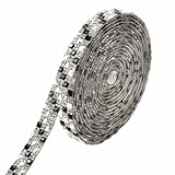 4. Regalos de lentejuelas: nuestra cadena de diamantes de imitación se puede aplicar a manualidades, joyas, o decoración de bodas y decoración del hogar, es un regalo adecuado para que envíes a tus amigos o familiares en fechas u ocasiones significativas, como Navidad, cumpleaños, Pascua, día de San Patricio, boda, etc
