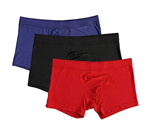 eywlwaar Men's Bulge Boxer Briefs Modal Comfort Separate Pouch Trunks Underwear