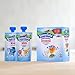 Stonyfield Organic Kids Whole Milk Yogurt Pouches 3.5 oz. Each Ct - Real Fruit Veggie, Pear Spinach Mango, (Pack of 4)