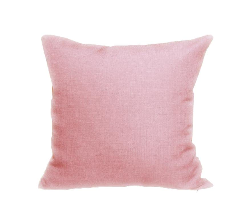  Russo Tessuti Coppia 2 Federe per Cuscini Decorativi Divano DIVANI Tessuto Elastico 40x40cm-Rosa Cipria