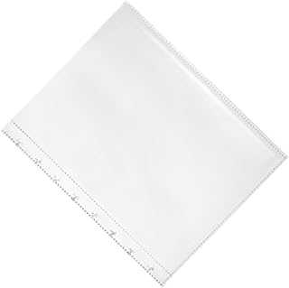 HONMEET Encadernação Dentro De Páginas Pasta De Arquivo De Plástico Pastas De Bolso De Plástico Mini Fichário Pasta De Arquivo De Bolso De Página Mangas Transparentes Pasta De Arquivo A4