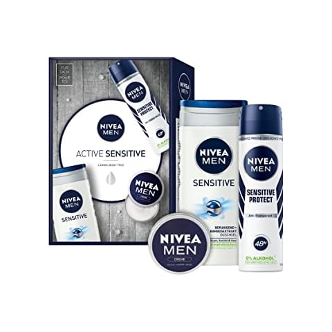 NIVEA MEN Active Sensitive Geschenkset Cover